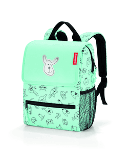 backpack kids cats and dogs mint