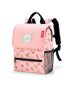 backpack kids cats and dogs roze