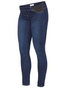 mama licious Umstandsjeans MLLOLA Dark Blue Denim