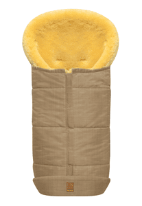 Chancelière pour poussette agneau premium beige