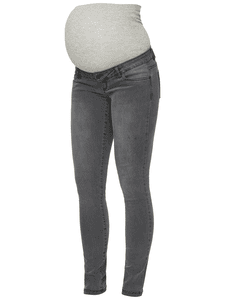 mama licious těhotenské džíny MLLOLA Grey Denim