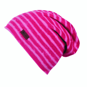 Slouch-Beanie Microfleece bessen rood