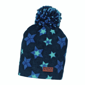 Slouch-Beanie Microfleece Sterren Marine