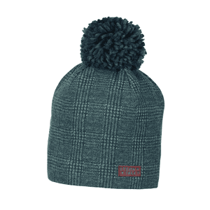 Beanie Pompon gris hierro