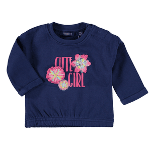 Girl s Sweatshirt ultramarijn