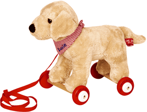 Coppenrath Peluche Perro labrador Luzie con ruedas madera Haz tu pedido online