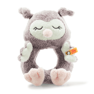 Soft Cuddly Friends Gribering med rangle Ugle Ollie 14 cm