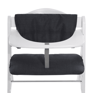 kinderstoelkussen deluxe melange charcoal