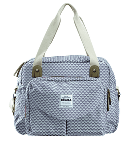 Bolso cambiador Geneva II Play Print gris/coral