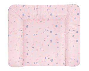 skiftende Softy-matte Terrazzo Blush folie 75 x 85 cm