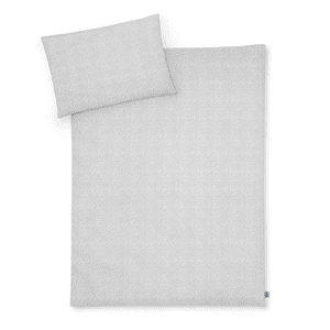 Ropa de cama Tiny Squares Grey 100 x 135 cm