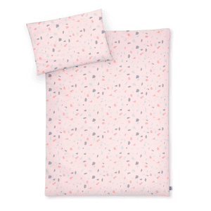 Bettwäsche Terrazzo Blush 100 x 135 cm