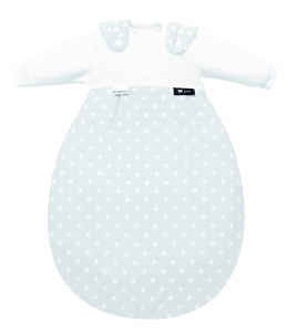 Unipussi Baby-Mäxchen, kolmiosainen Tencel, tähdet aqua