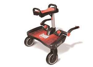 Planche a roulettes pour poussette Buggy Board Maxi Plus siege rouge