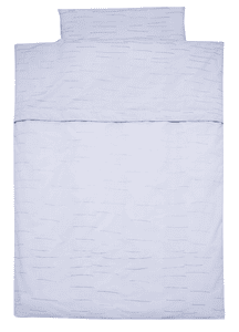 biancheria da letto 100 x 135 cm, strisce blue