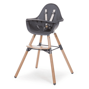 Kinderstoel Evolu 2 natuur / grijs 2 in 1 + Ring