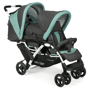 CHIC 4 BABY Poussette double inline DUO Melange mint Commander en ligne babymarkt