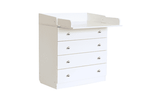 Polini Kids Commode à langer Simple 1580 bois blanc