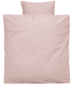 Beddengoed 80 x 80 cm, Ruiten roze