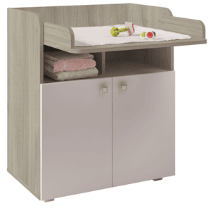 Polini Kids Commode à langer Simple 1270 bois blanc/orme