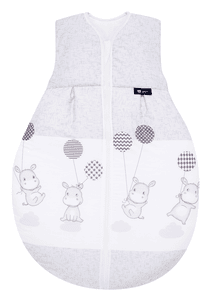 Sovpåse Molton - Hippo silver 70 - 110 cm