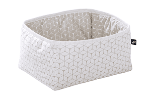 Caja de almacenamiento cuadrada Rombo taupe