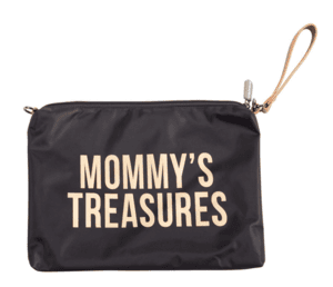 Mommy Clutch schwarz/gold