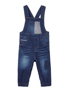 Boys Jeans Latzhose Romeo dark blue denim