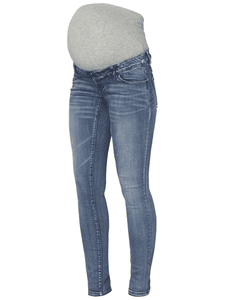 mama licious Zwangerschapsbroek MLGOLDEN Lichtblauw denim