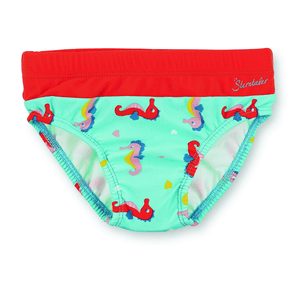 Pantaloni da bagno UV Pantaloni da bagno Seahorse mare blu mare