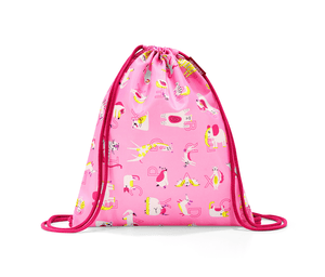 Mochila con cordón kids abc friends fucsia