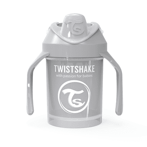 Twist shake Drinkbeker Mini Cup 230ml pastel l grijs