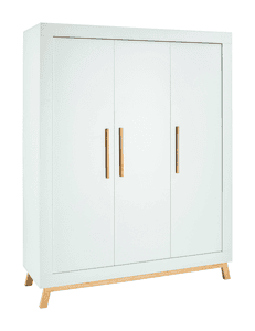 Kleiderschrank Miami White 3-türig