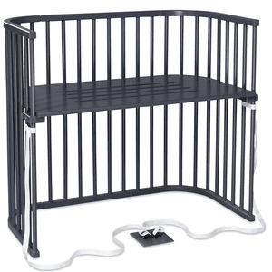 Beistellbett Boxspring XXL schiefergrau