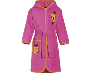 Frotte-Bademantel Die Maus pink