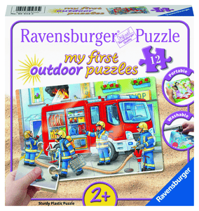 My first outdoor puzzle - Die Feuerwehr saust herbei