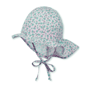 Bonnet à rabat en jersey rose clair à motifs Shield Cap Flapper