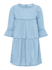 Girl s dress bonnet NMFDINA bleu