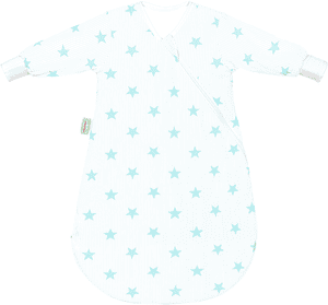 Jersey Unterzieh-Schlafsack BabyNest stars soft mint