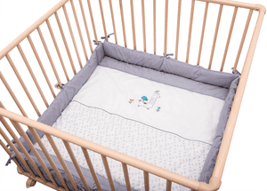 Be Be Be 's Collection Playpen Lama gris