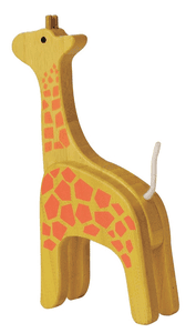 Hochet anneau bambou girafe