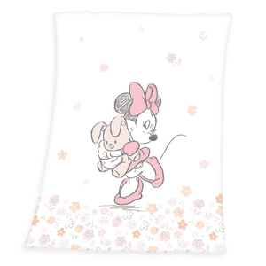 Zachte Peach deken Minnie Mouse 75x100 cm