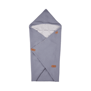 Einschlagdecke Baby Wrap Light Grey Star