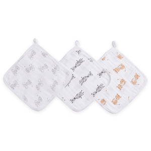 Panno aden® Washcloth safari 3-pack