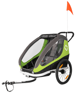 Fietskar Traveller inclusief dissel en buggywiel Green/Grey