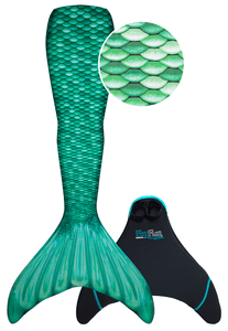 XTREM Hračky a sporty - FIN FUN Mermaid Merm aiden s Original Gr. Dospělý XS, keltská zelená