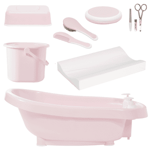 bébé-jou® Thermobadeset de Luxe pretty pink ab der Geburt