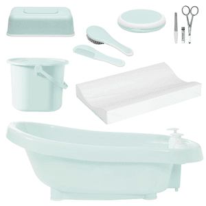 bébé-jou® Thermobadeset de Luxe mint ab der Geburt