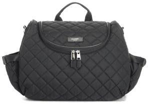 Sac à langer dos Poppy Quilt noir