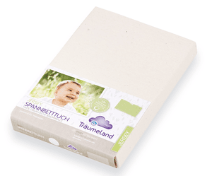 Drap housse enfant coton organic blanc pur 40x90 cm